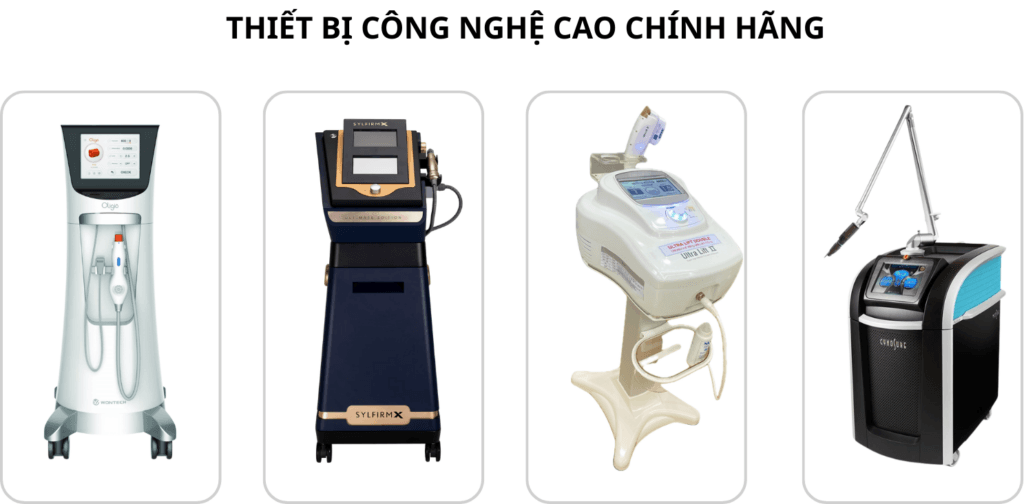 Các thiệt bị công nghệ cao chính hãng tại SBC