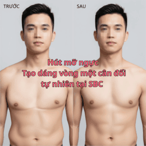 Hình ảnh trước và sau hút mỡ ngực nam (Gynecomastia) tại Viện thẩm mỹ SBC