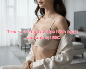 Ảnh minh hoạ: Hình ảnh vòng 1 săn chắc, cân đối sau phẫu thuật treo sa trễ ngực tại Viện thẩm mỹ SBC