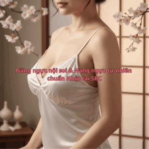 Ảnh minh hoạ: Hình ảnh vòng 1 căng tròn, tự nhiên sau phẫu thuật nâng ngực chuẩn Nhật tại Viện thẩm mỹ SBC