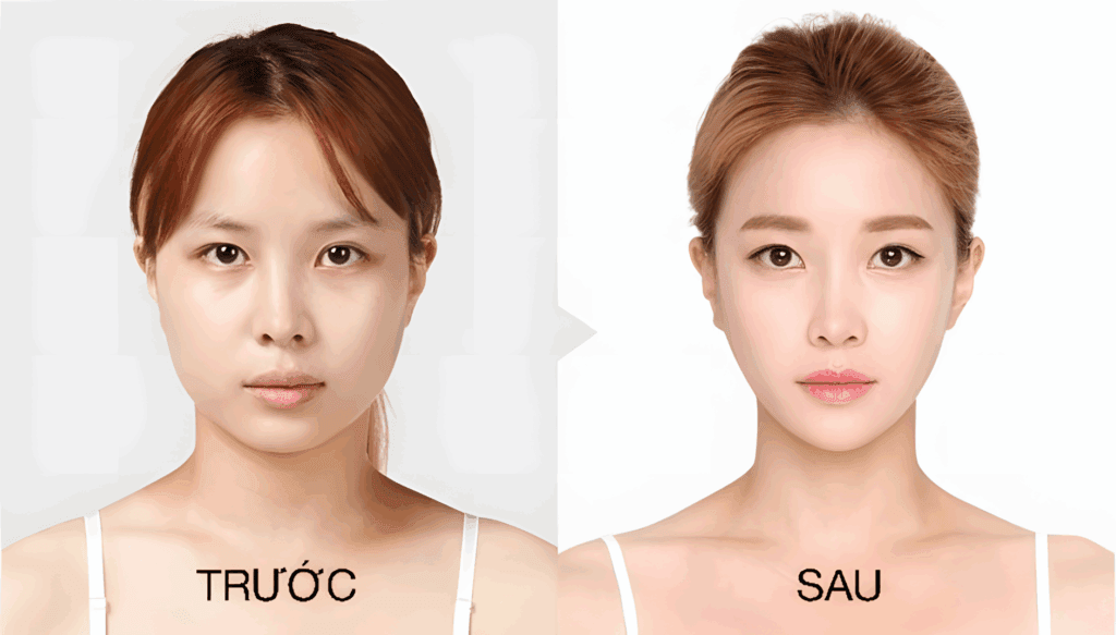 Ảnh minh hoạ: Kết quả cấy mỡ cằm (tiểu phẫu) bằng gây tê tại chỗ tại Viện thẩm mỹ SBC