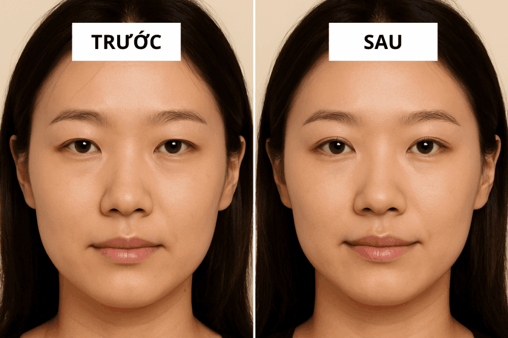 Kết quả trước và sau nhấn mí - một tiểu phẫu thẩm mỹ mắt phổ biến