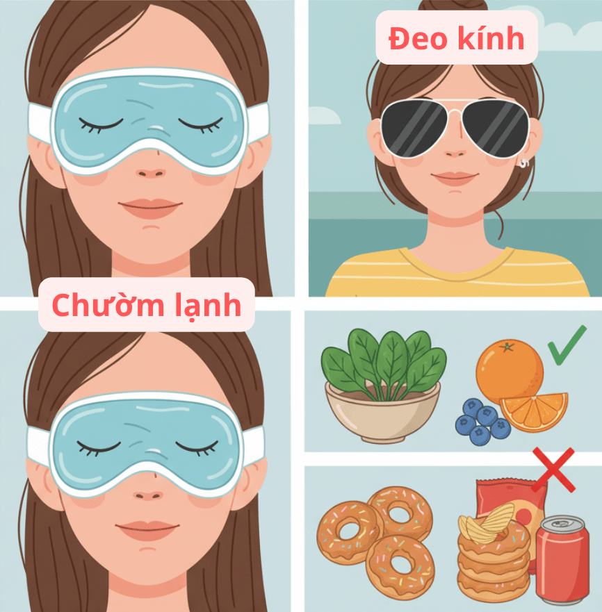 Nhấn mí Forever - Bí quyết đôi mắt trẻ trung tại SBC 7 Ảnh minh hoạ: Hướng dẫn chăm sóc mắt sau khi nhấn mí Forever