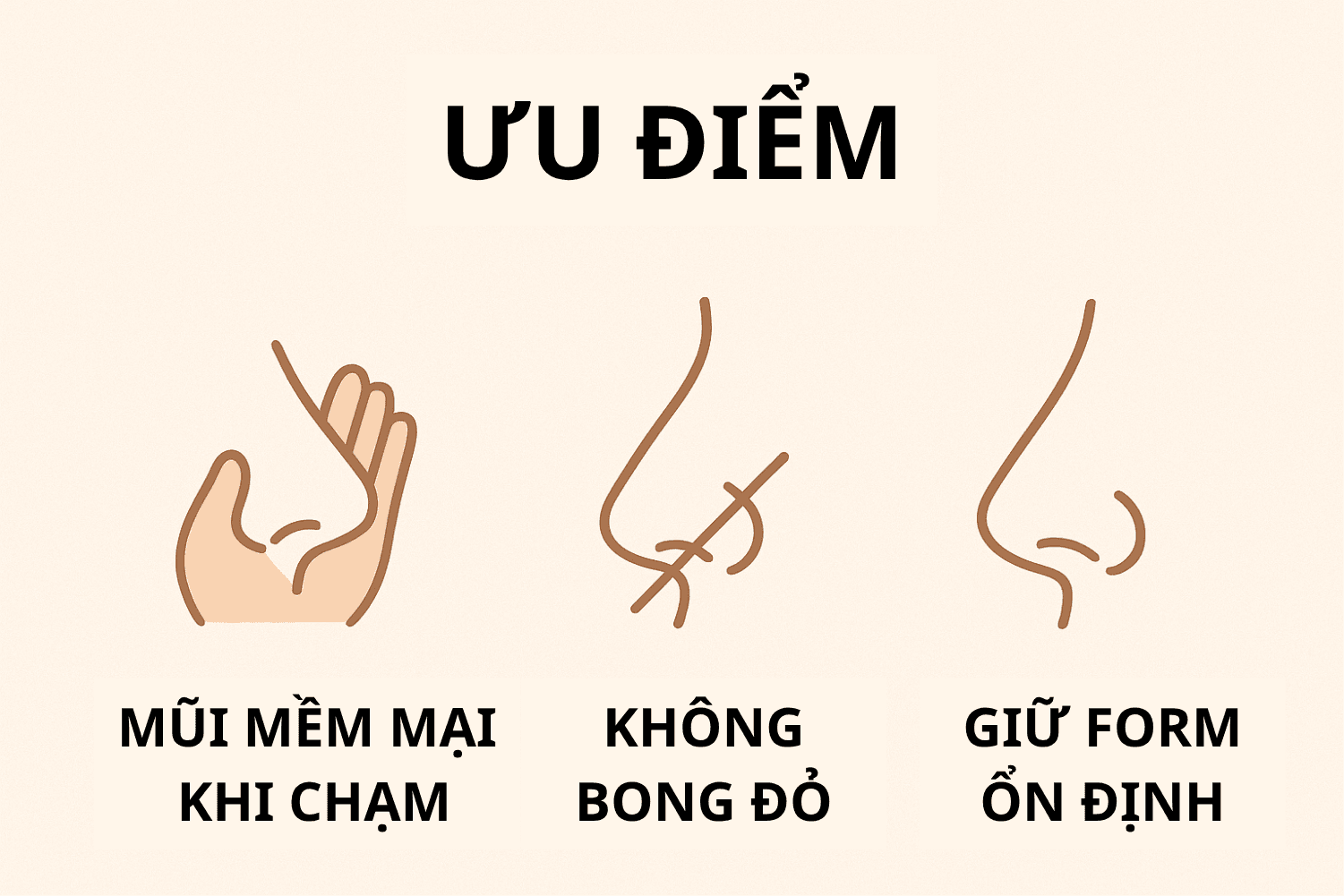 Nâng Mũi Sụn Surgiform: Dáng Mũi Tự Nhiên & Bền Vững 4 Ảnh minh hoạ: Ưu điểm của sụn Surgiform trong nâng mũi
