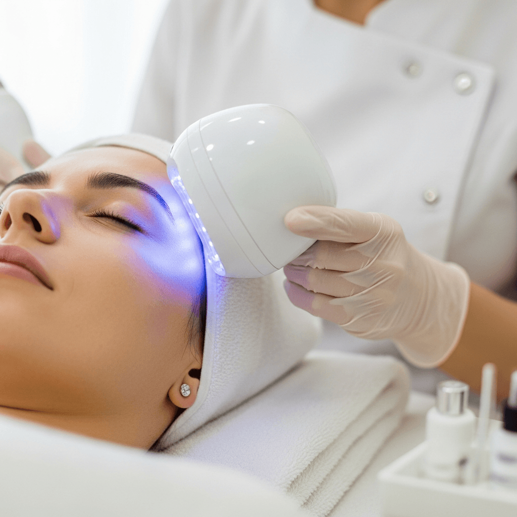 Top 10 Viện thẩm mỹ uy tín nhất Quận 3, TP.Hồ Chí Minh 7 Ảnh minh hoạ: Khách hàng đang trải nghiệm liệu trình chăm sóc da chuyên sâu tại clinic uy tín Quận 3