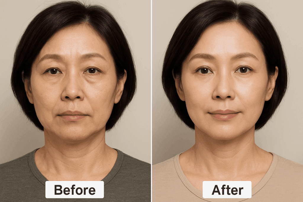 Trẻ hoá da công nghệ cao cùng Oligio & Sylfirm X tại SBC 9 Kết quả trẻ hóa da sau Oligio Sylfirm X của khách hàng M. Anh