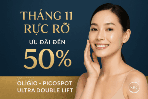 Viện thẩm mỹ SBC ưu đãi tháng 11 - Giảm 50% liệu trình trẻ hóa Oligio và Picospot