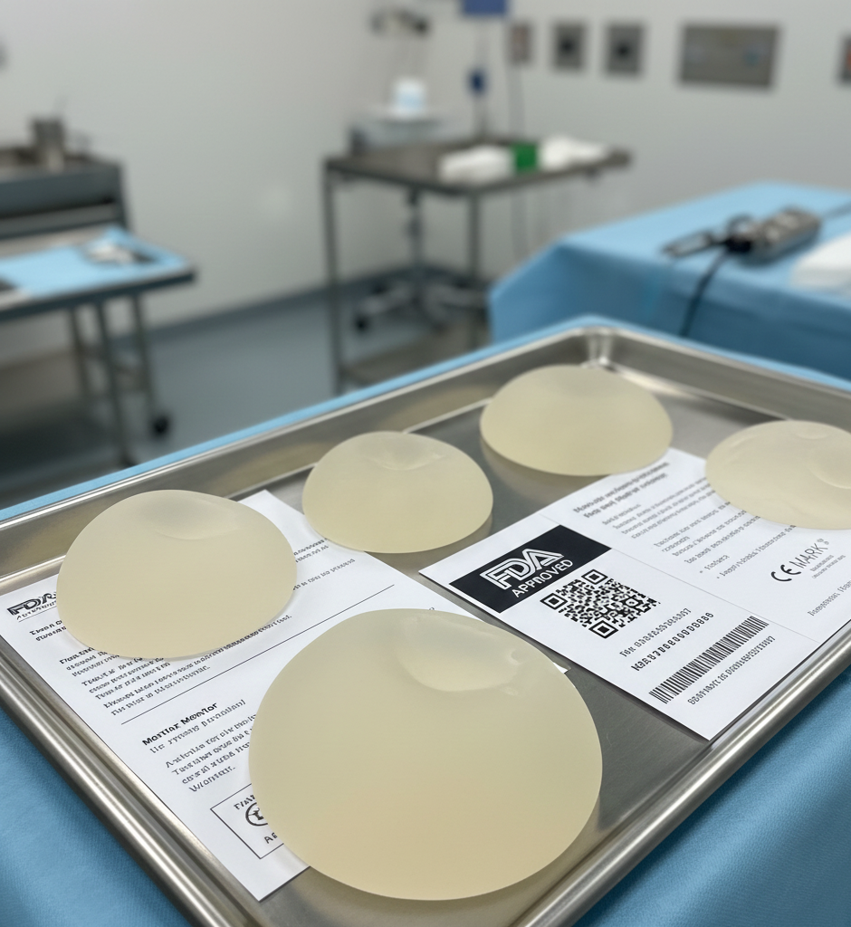 Các loại túi ngực cao cấp Motiva Mentor được FDA chứng nhận dùng trong nâng ngực