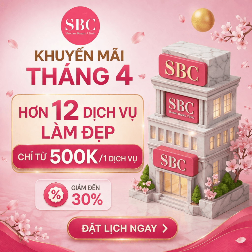 Ưu đãi thẩm mỹ tháng 4 tại viện thẩm mỹ SBC