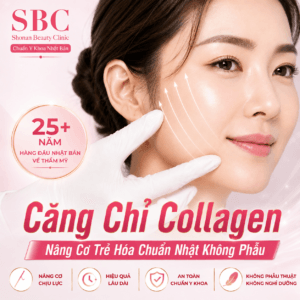 Căng chỉ Collagen - Nâng cơ trẻ hoá chuẩn Nhật không phẩu