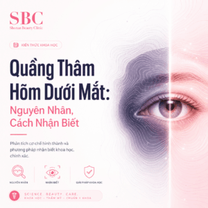 Phân tích khoa học từ gốc rễ về nguyên nhân và cách nhận diện bản chất của tình trạng quầng thâm, hõm sâu vùng mắt.