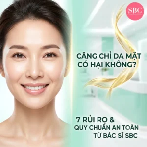 Căng chỉ da mặt có hại không?