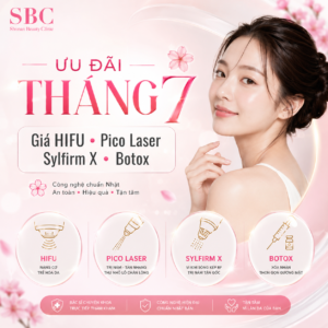 Ưu đãi tháng 7 tại viện thẩm mỹ SBC
