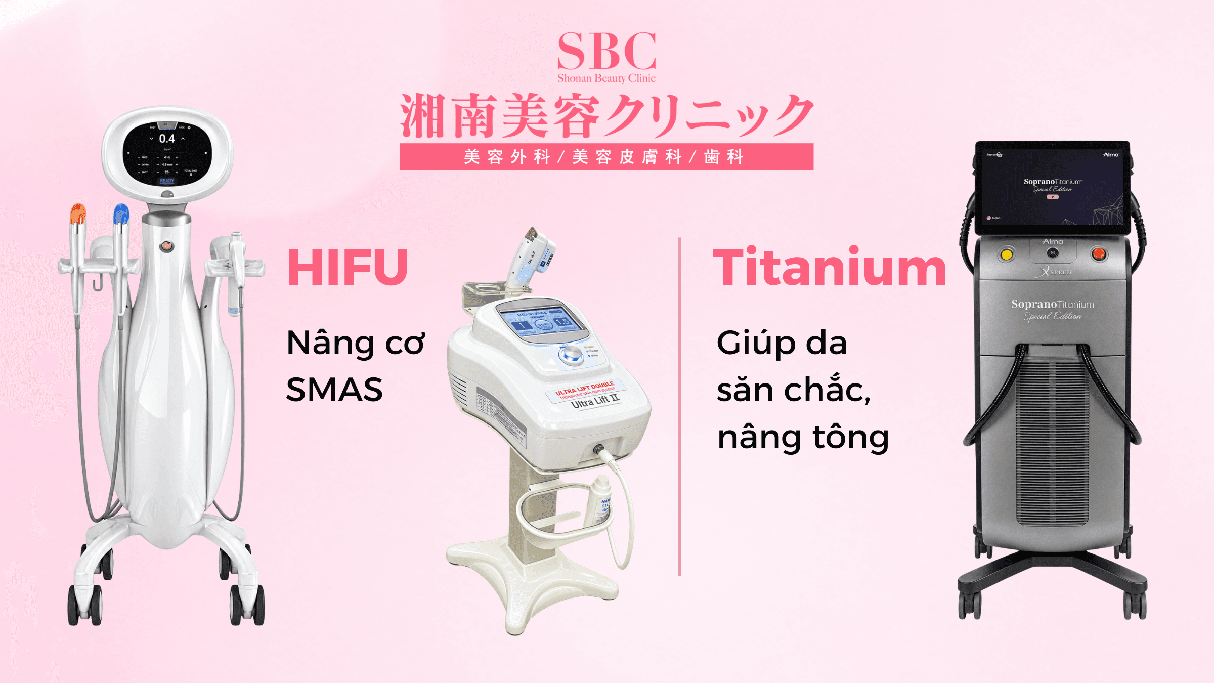 Nâng cơ & trẻ hóa kết hợp tại SBC: Bảng giá & Thông tin chi tiết 4 Combo công nghệ HIFU + Titanium tại SBC hỗ trợ nâng cơ, săn chắc da và tông da sáng đều hơn