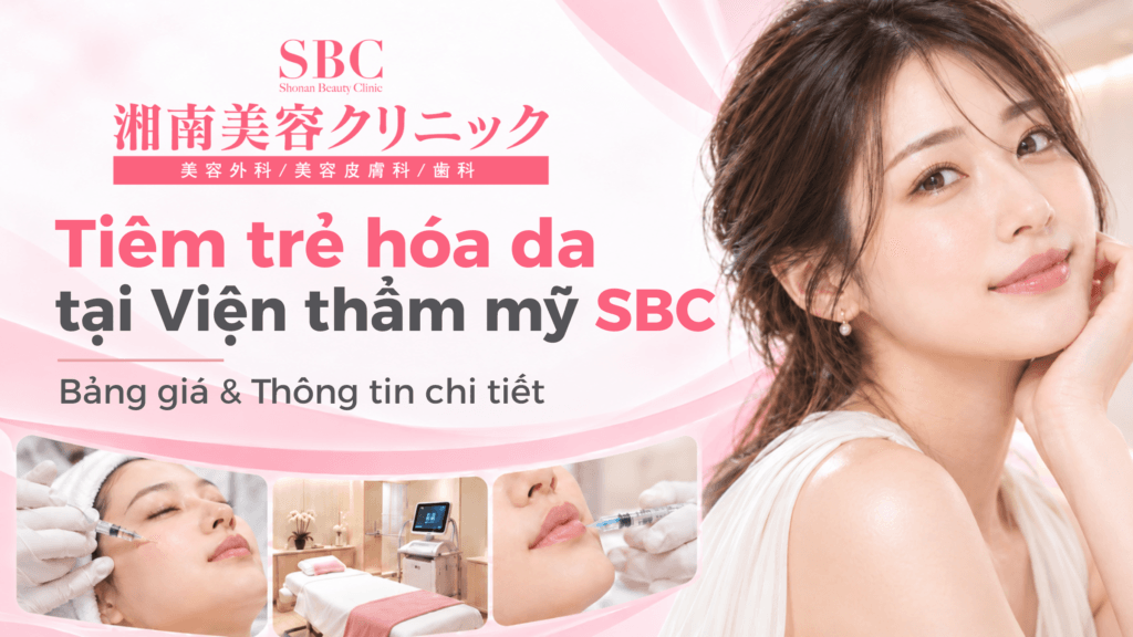 Tiêm trẻ hóa da tại SBC: Bảng giá & Thông tin chi tiết về dịch vụ 1 Tiêm trẻ hóa da tại SBC: Bảng giá & Thông tin chi tiết về dịch vụ